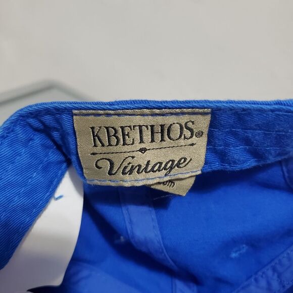 NWT DAD UNISEX CAP HAT DISTRESSED BLUE STRAPBACK - Picture 11 of 12